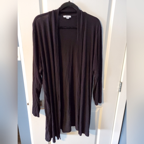 Black Duster Cardigan - Picture 1 of 3